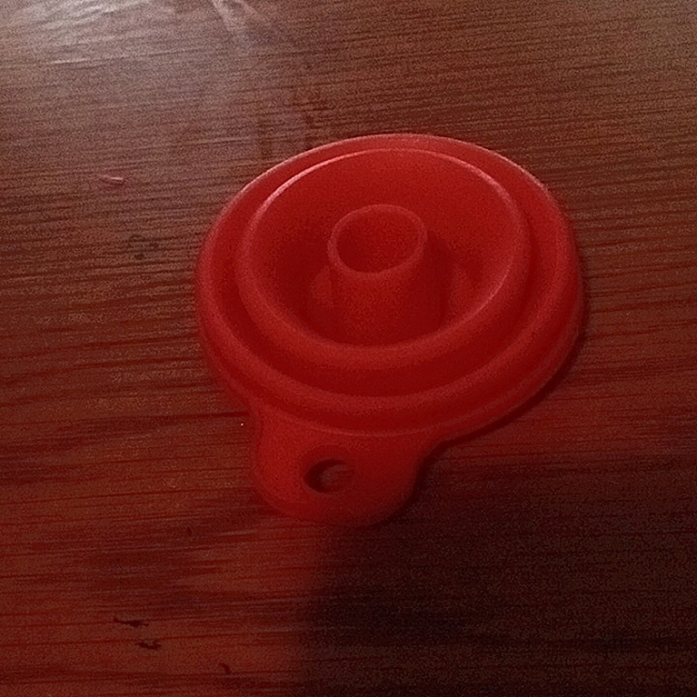 Silicone utensil funnel